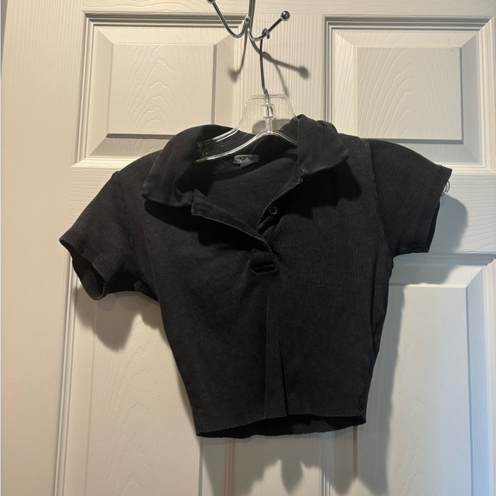 Kids Black Polo Shirt